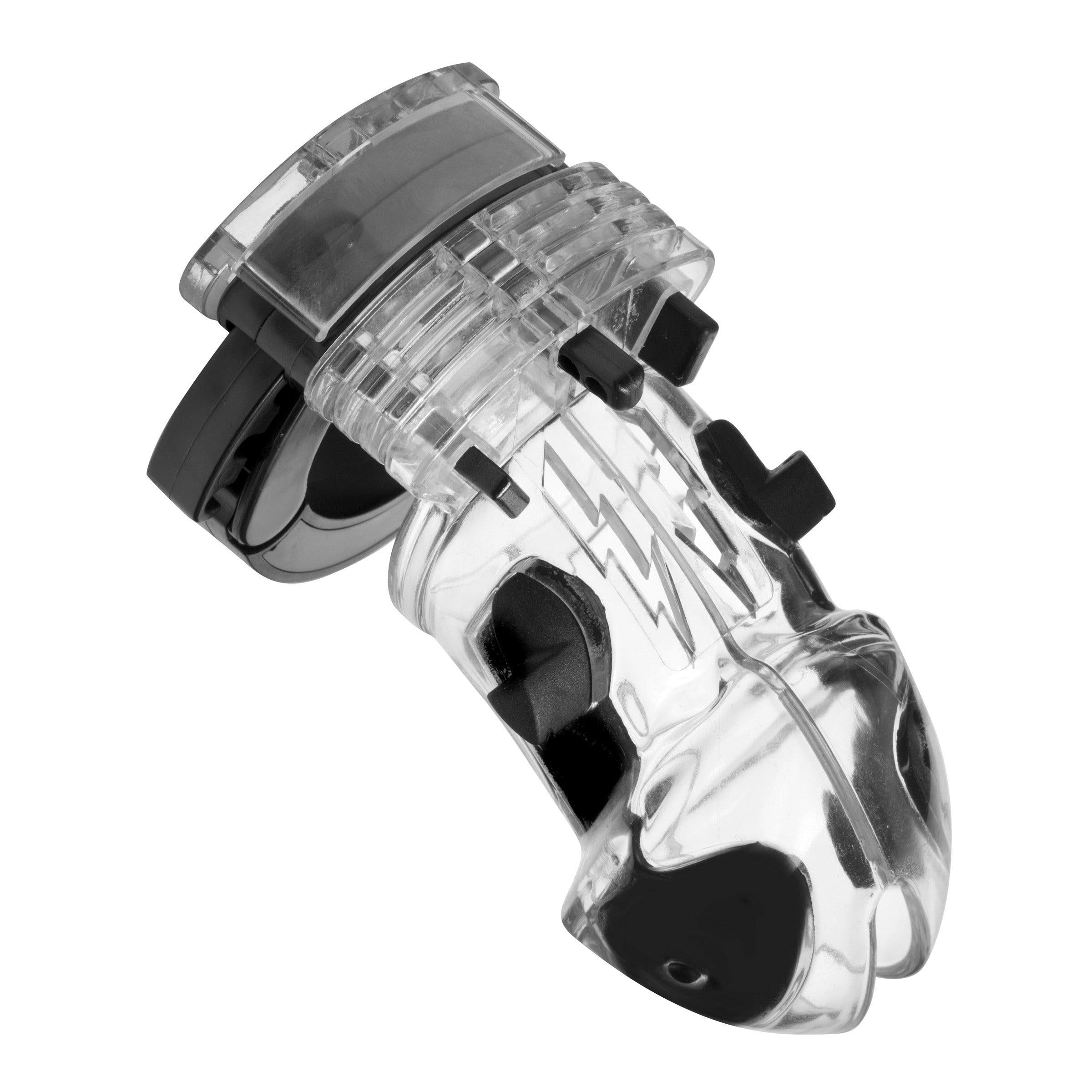 Electro Lockdown Estim Male Chastity Cage | My Kinky Pinky