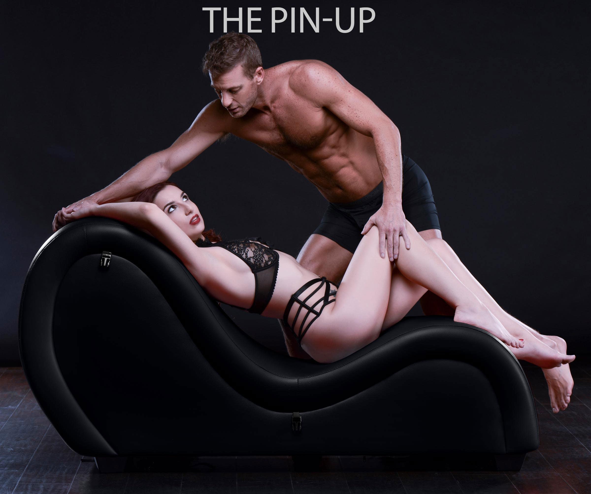 Kinky Couch Sex Chaise Lounge with Love Pillows | My Kinky